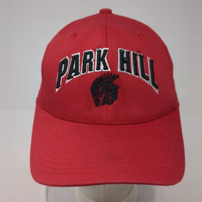 Park Hill Fitted Hat Red Small-Medium Embroidered Flexfit Yupoong