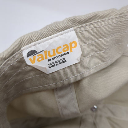 Keno Queen Slideback Hat Tan One Size Adjustable Embroidered Valucap Sportsman