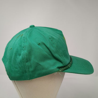 Green 5 Panel Hat One Size Fitzwilliam Station Restoration Rope RR Railroad