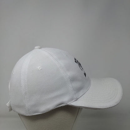 Mann Band Raiders Strapback Hat White One Size Embroidered Norwood
