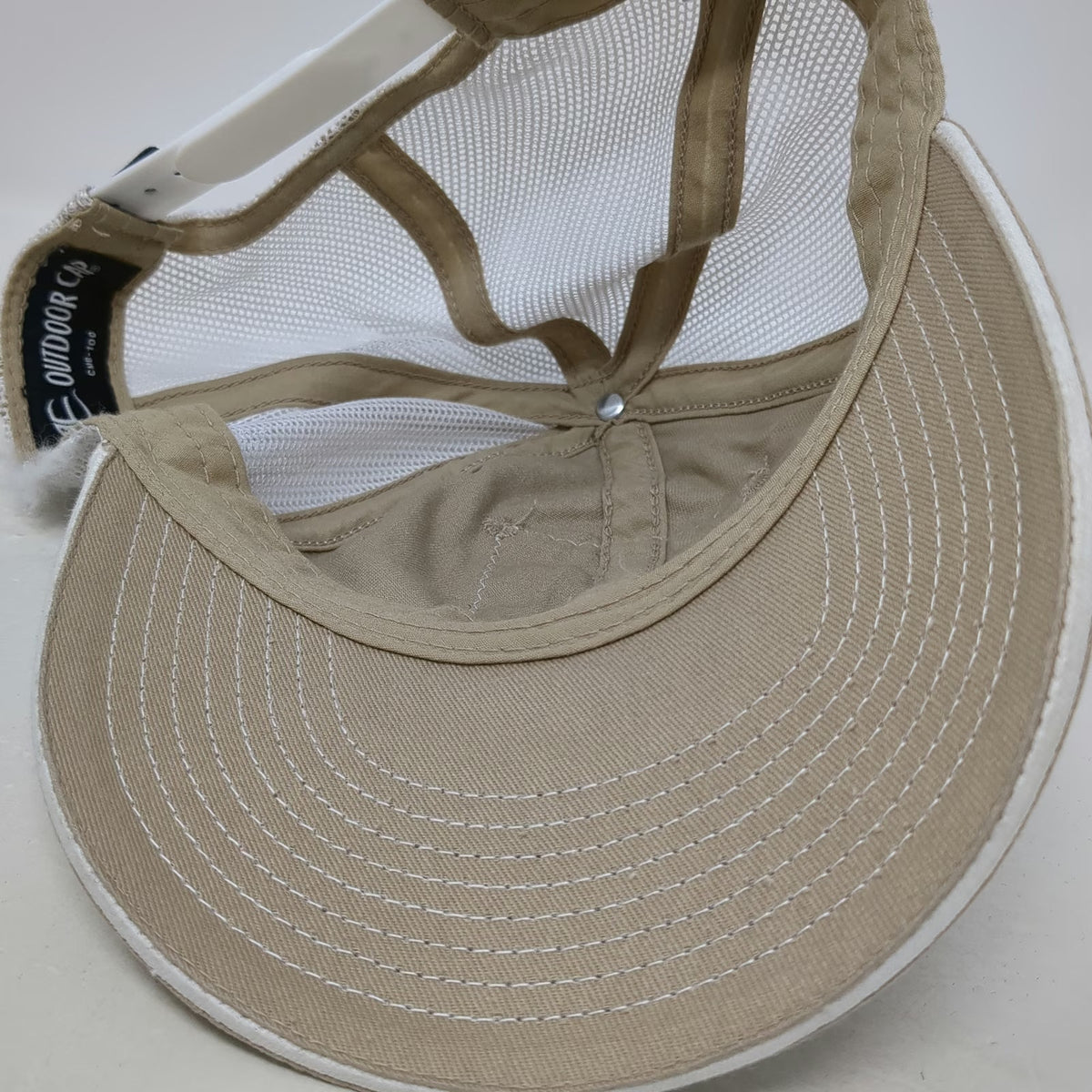 Outdoor Cap Baseball Hat Beige One Size Eagle Divided We Fall 1776 Mesh Snapback