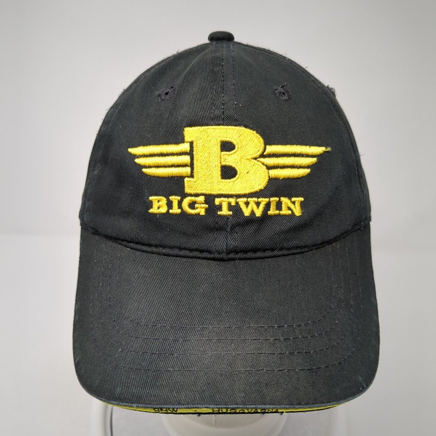 Big Twin Boise ID Slideback Hat Black One Size Adjustable Embroidered Bretmor
