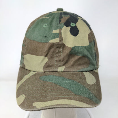 Newhattan Slideback Hat Camouflage OSFA Adjustable 6 Panel Blank