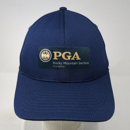 PGA Rocky Mountain Section Foundation Strapback Hat Blue One Size Adjustable