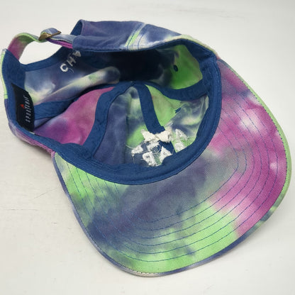 Sportsman Baseball Cap Blue Green Purple Tie-Dye Acid Rap Chance One Size Hat