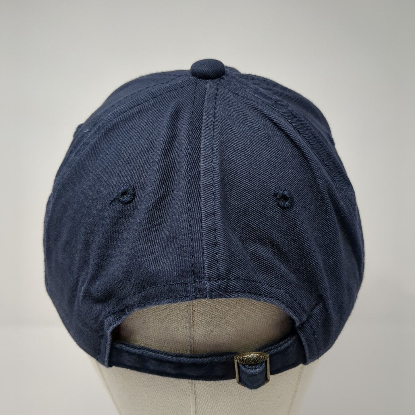 American Flag Patch Slideback Hat Blue One Size Adjustable 6 Panel Dpc