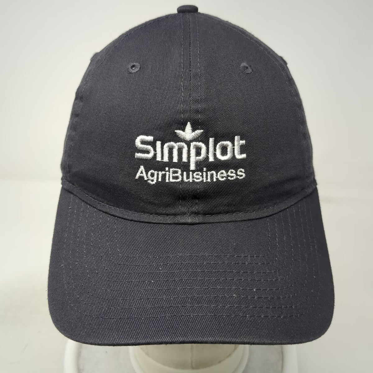 New Era Baseball Cap Gray One Size Simplot AgriBusiness Smoky Canyon Mine Hat