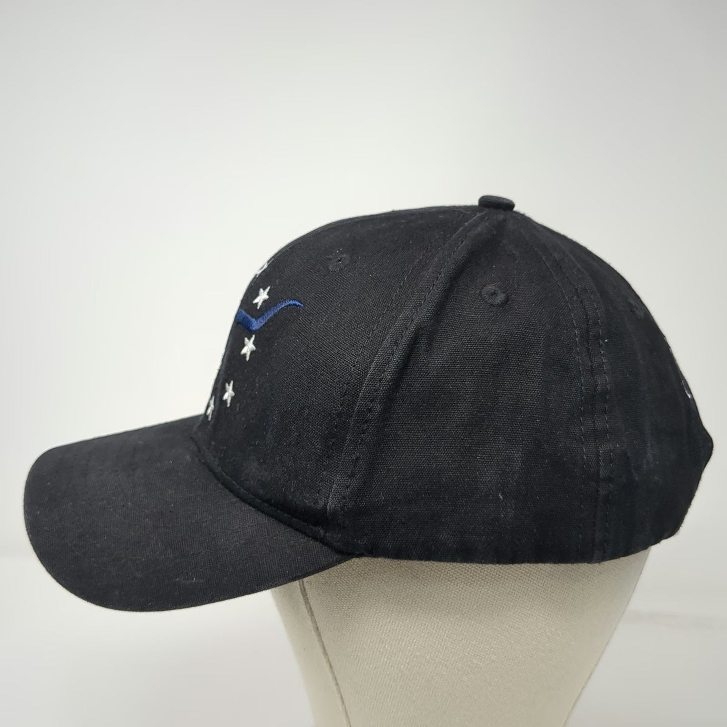 Cody James Snapback Hat Black One Size Patriotic Longhorn Bull Skull Stars