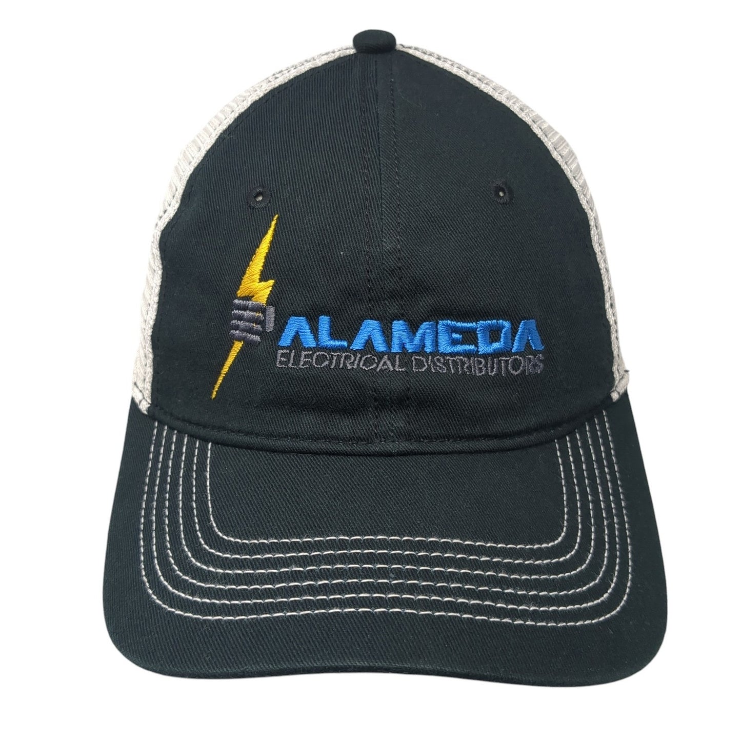 Alameda Electrical Distributions Trucker Hat Black One Size Adjustable District