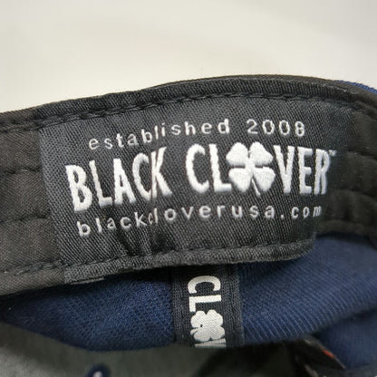 Black Clover 5 Panel Blue One Size Hat Cowboys Golf Club Live Lucky Snapback