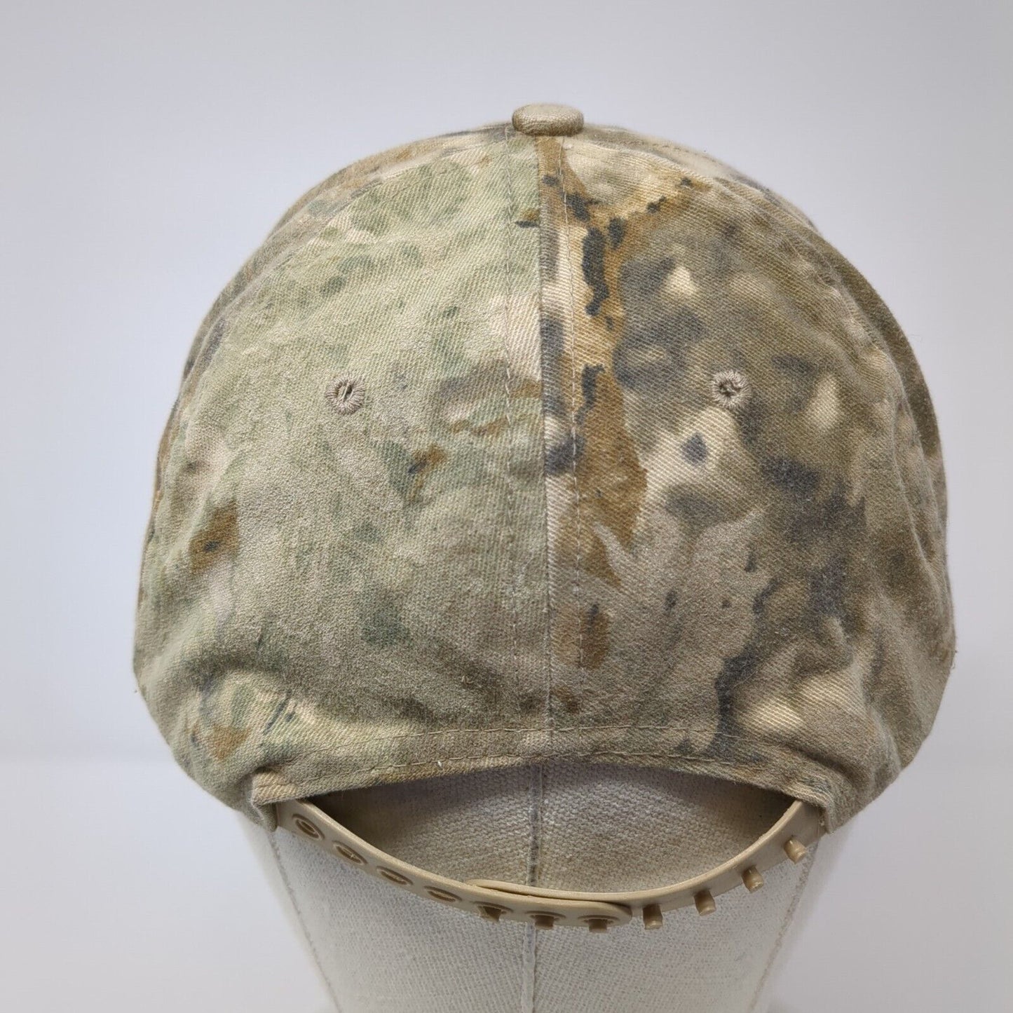 Unbranded Snapback Hat Camouflage One Size Adjustable Vented Holes Blank