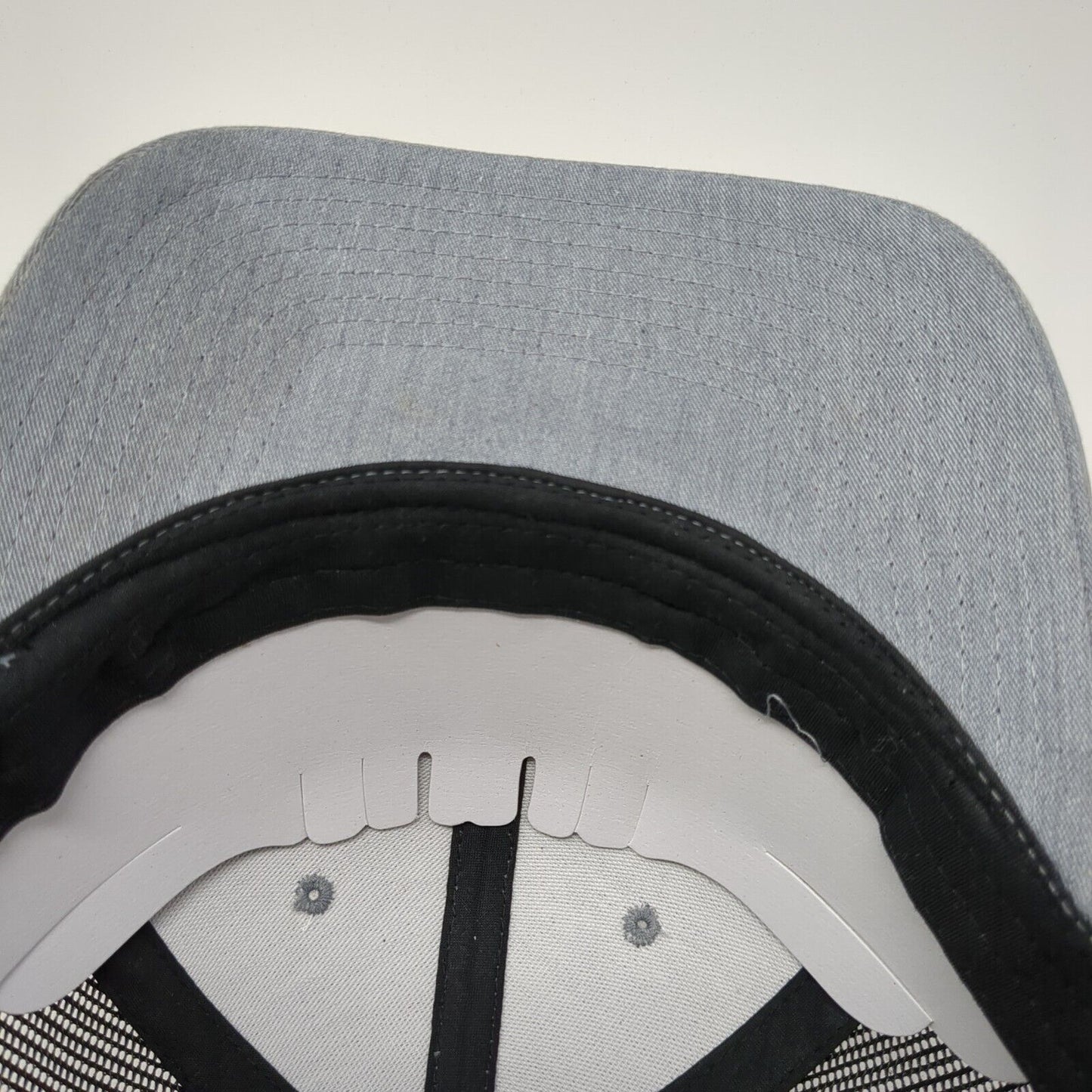 Fuel D Apparel and Design Snapback Trucker Hat Gray OS Adjustable Mesh Yupoong