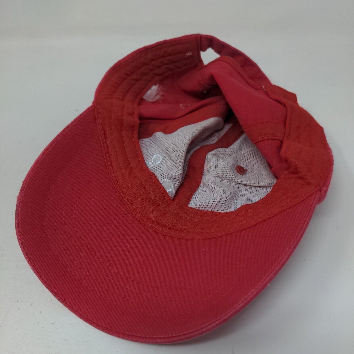 Ray-Ban Slideback Hat Red One Size Adjustable Embroidered Vented Holes