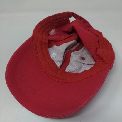 Ray-Ban Slideback Hat Red One Size Adjustable Embroidered Vented Holes
