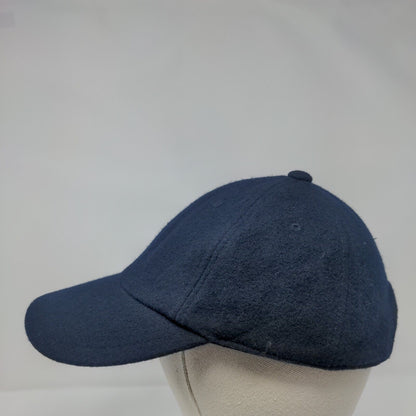Gap Slideback Hat Blue M/L Adjustable Vented Holes 6 Panel Blank Wool Blend