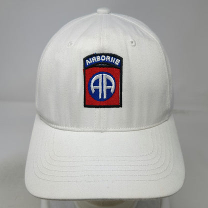 Nissi Caps Snapback White One Size Hat 82nd Airborne Division AA Army Patch