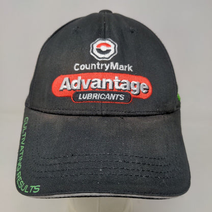 Cap America Men's Strapback Hat Black Country Mark Advantage Lubricants