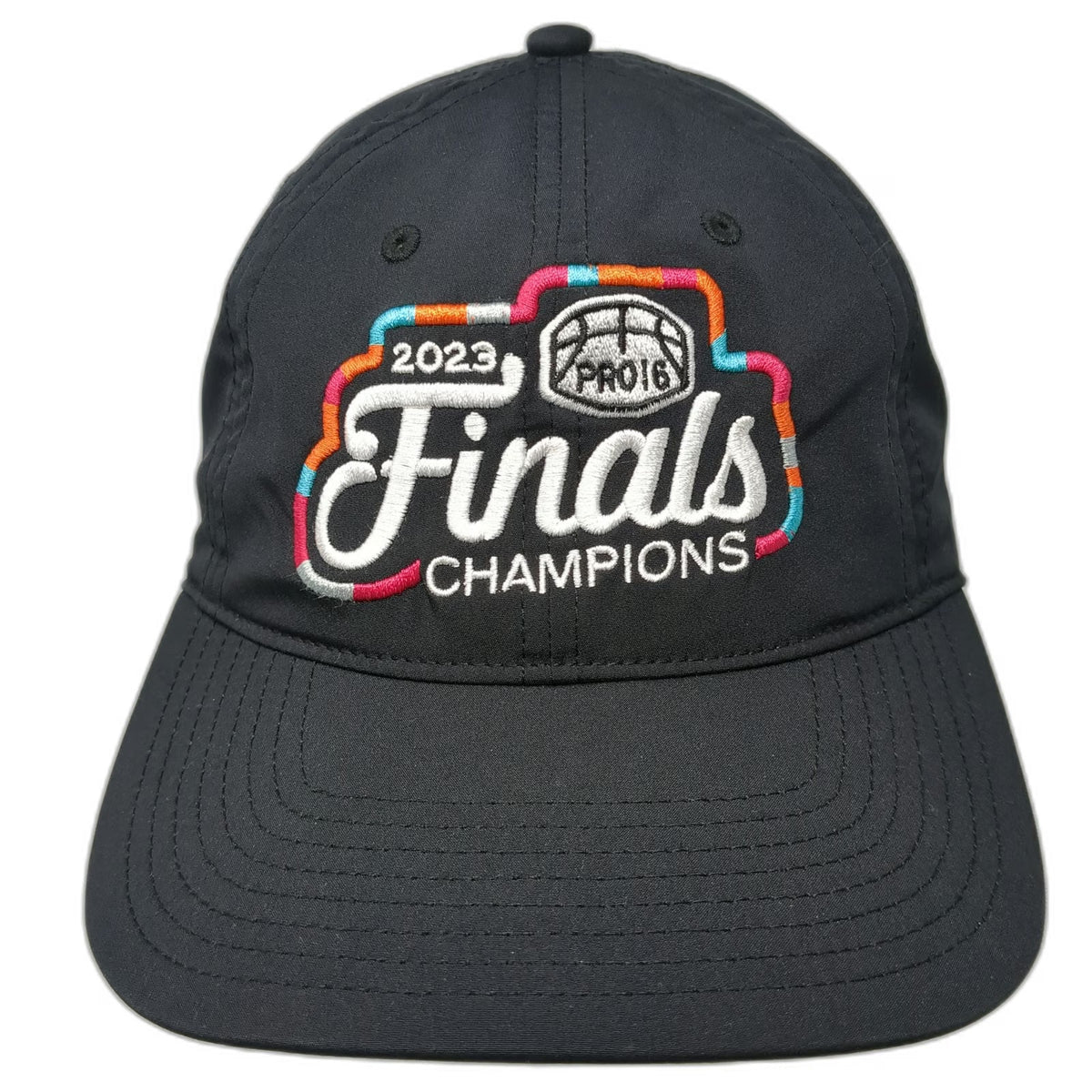 The Game Baseball Cap Black One Size 2023 Finals Champions PRO16 Slideback Hat