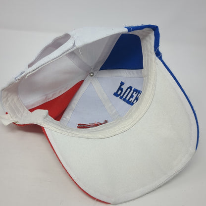 Puerto Rico Strapback Baseball Cap Multicolor One Size Adjustable Patriotic