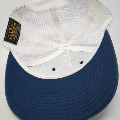 Hooey Trucker Hat Blue White One Size Houston Hang In There Patch Snapback Mesh