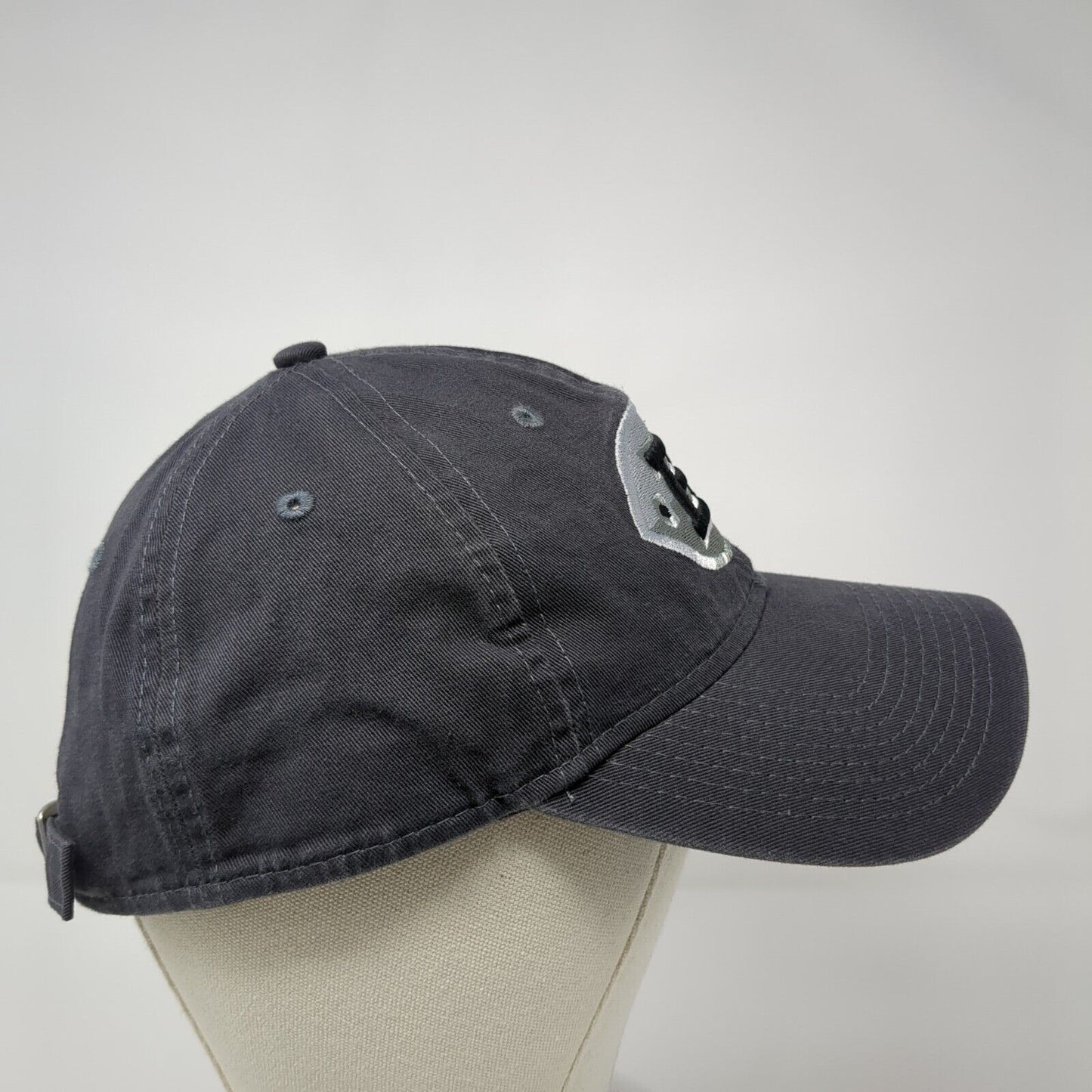 Birmingham Iron Football Slideback Hat Gray OSFA Embroidered New Era 9Twenty