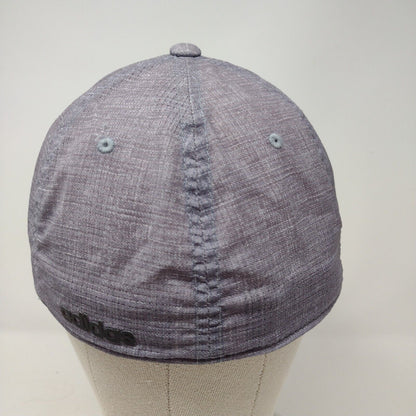 Adidas Climacool Fitted Hat Gray L/XL Embroidered Tree Vent Holes