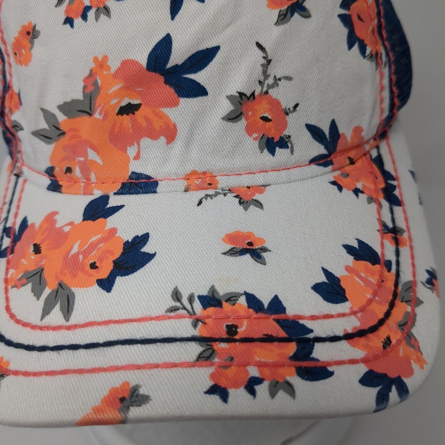 Cruel Denim Snapback Mesh Back Trucker Hat Multi One Size Floral Print