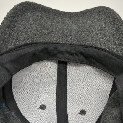 Forever 21 Baseball Cap Gray One Size Strapback Textured Plain Solid Blank Hat