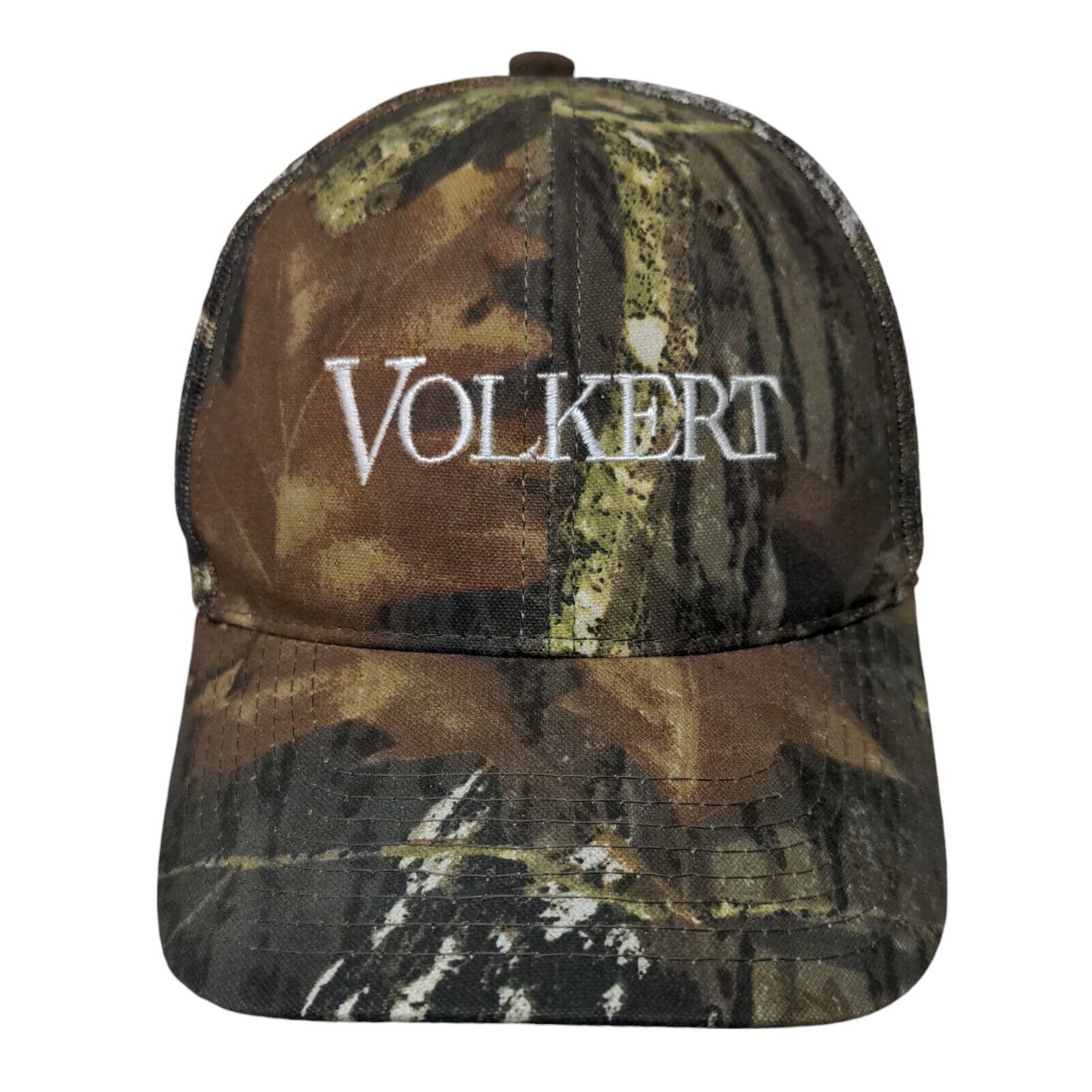 Volkert Adult Strapback Trucker Hat Camouflage One Size Mesh Back Outdoor Cap