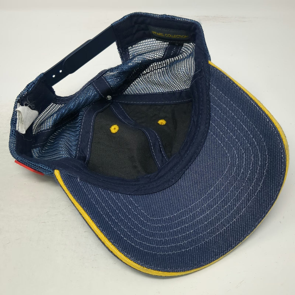 Apparel Collection Blue Trucker Hat One Size Mesh Snapback McDonalds Logo