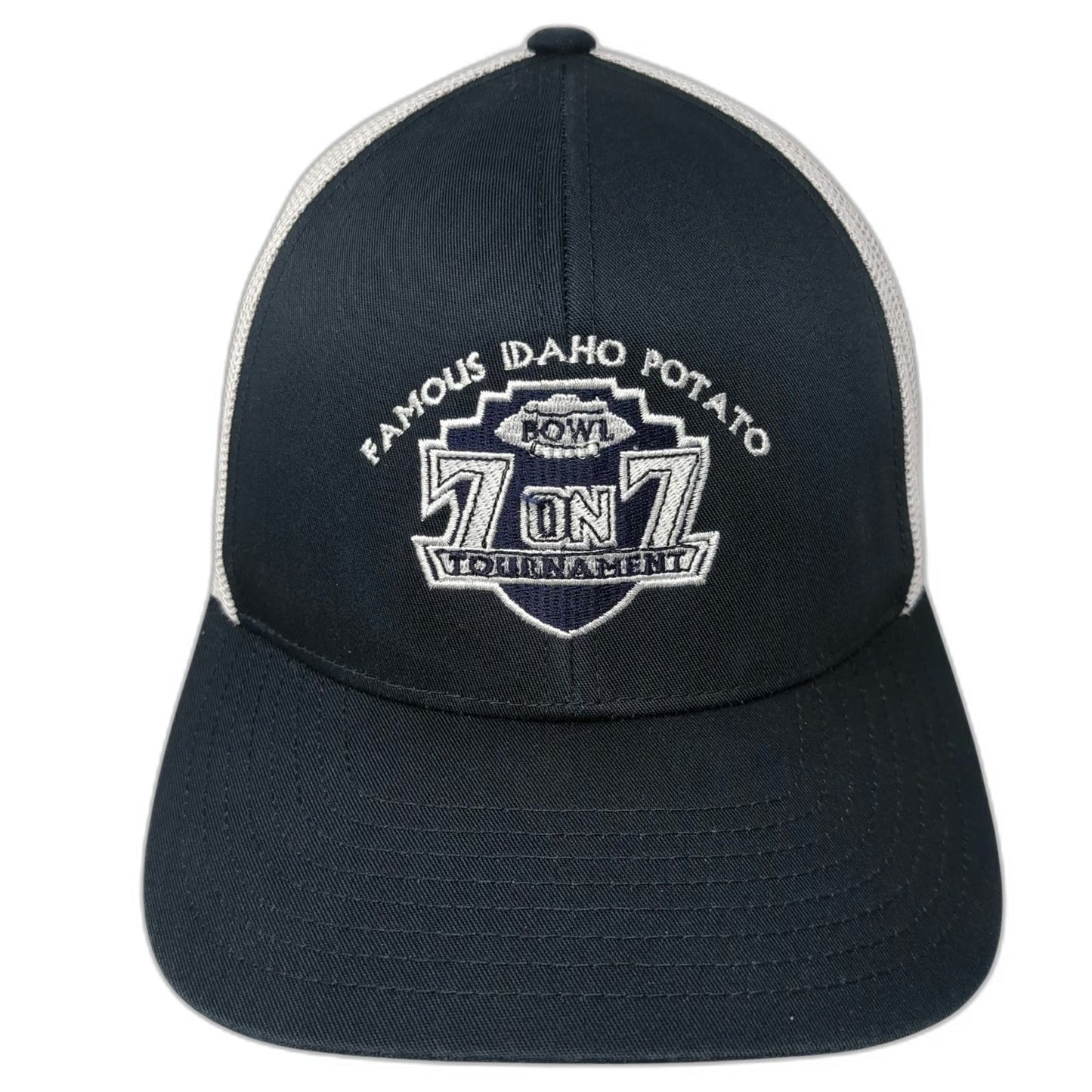 Pacific Headwear Trucker Hat Blue One Size Famous Idaho Potato Bowl 7on7 10th