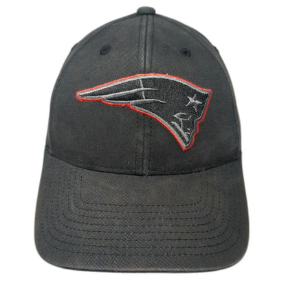 New England Patriots NFL Team Apparel Cap Gray Red Black OS Embroidered Logo Hat