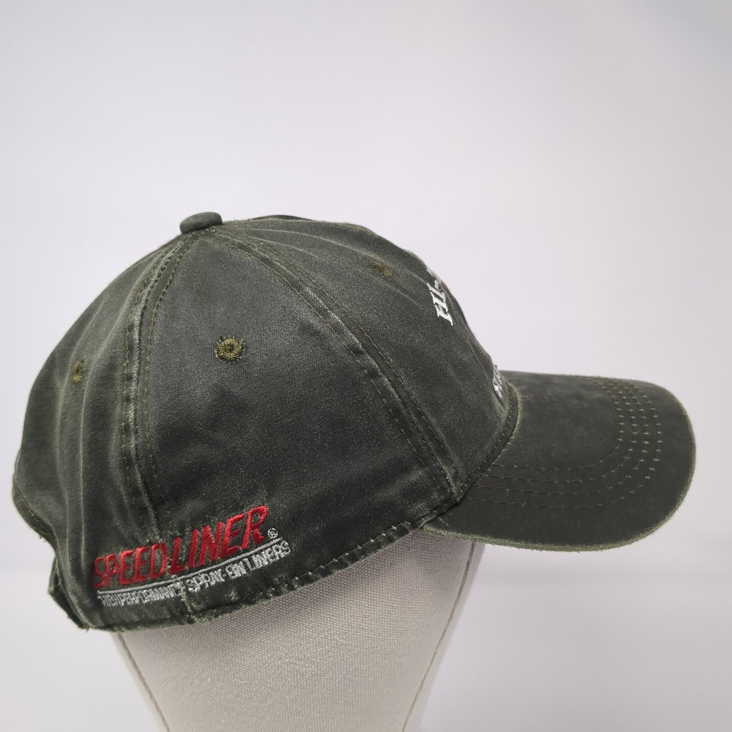 Hi-Tech Stripping Strapback Hat Green One Size Adjustable Outdoor Cap