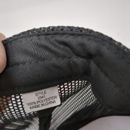 Sinfire Snapback Trucker Hat Gray One Size Adjustable Embroidered Mesh Back