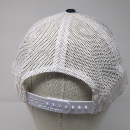 Bend United Snapback Trucker Hat Blue One Size Mesh Back Richardson