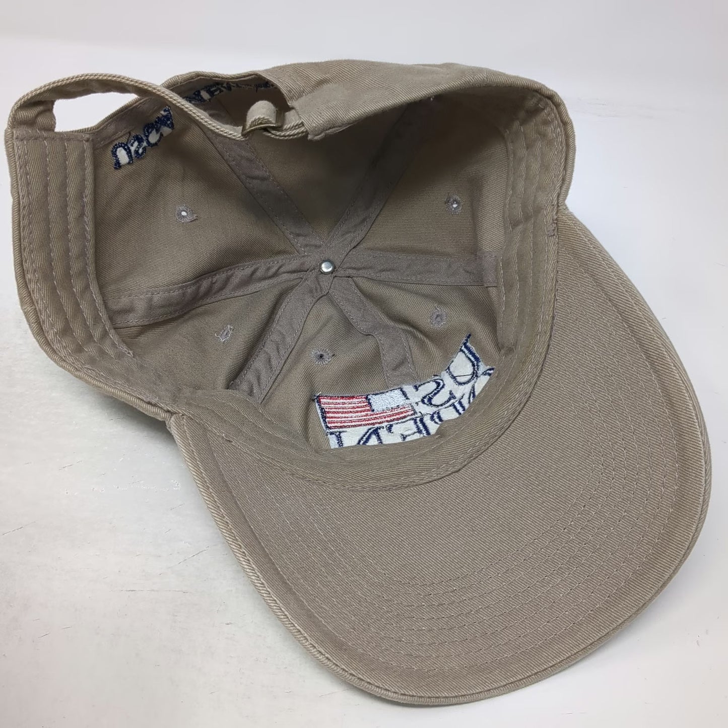 Beige One Size Baseball Cap Hat 2004 US Open Shinnecock Hills Golf USGA Member