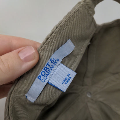 Doc Popcorn Slideback Hat Tan One Size Embroidered Port & Company
