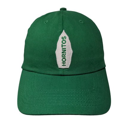 Hornitos Slideback Hat Green One Size Adjustable Embroidered Drink Responsibly