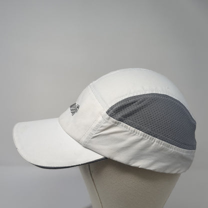 Avia Strapback 5 Panel Cap White One Size Adjustable Lightweight Embroidered
