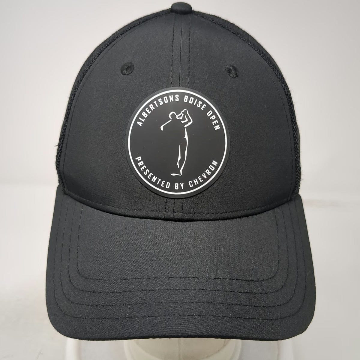 Pukka Baseball Cap Black One Size Albertsons Boise Open Chevron Mesh Back Hat