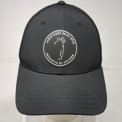 Pukka Baseball Cap Black One Size Albertsons Boise Open Chevron Mesh Back Hat