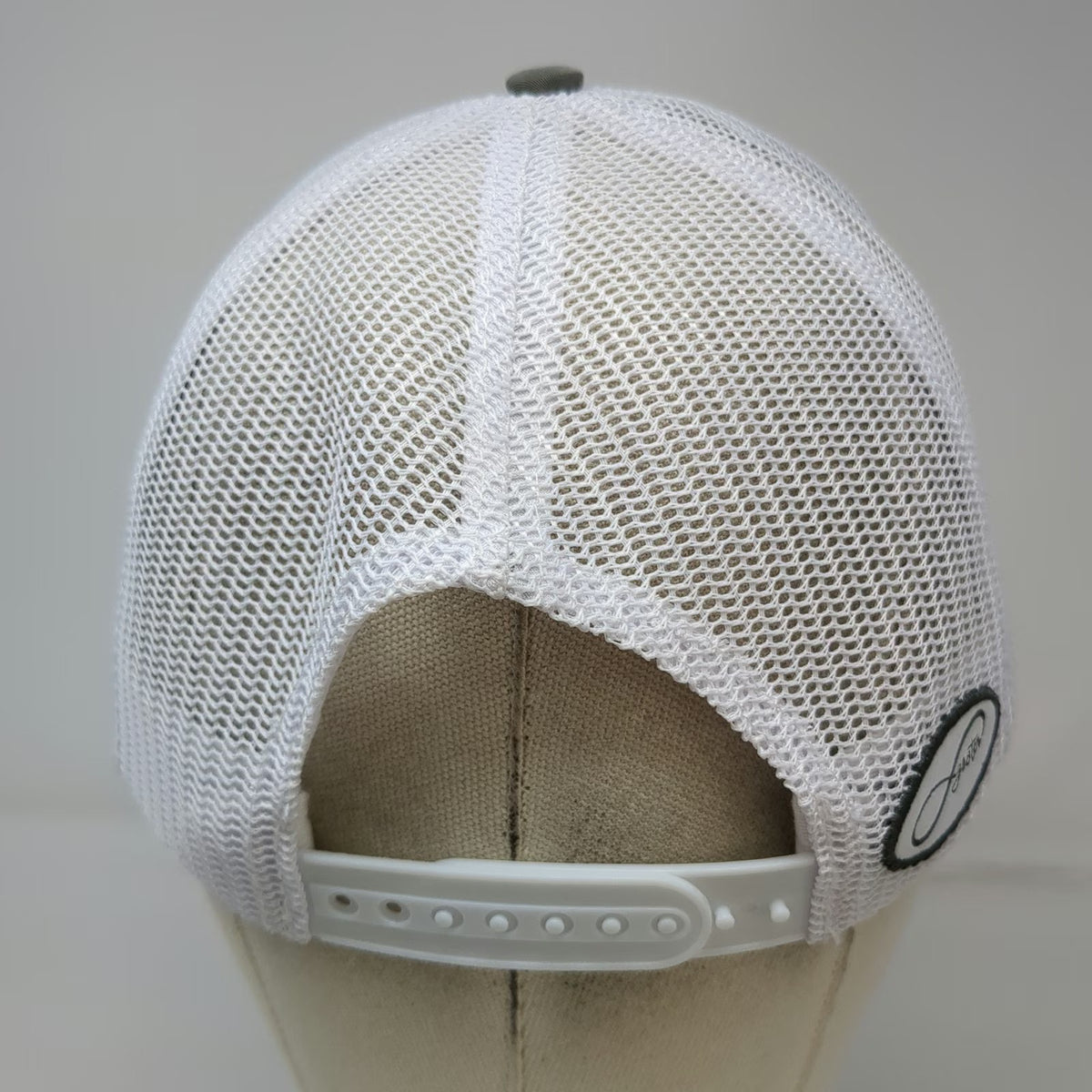 Gray Trucker Hat OSFM Top Of Tamarack Bike Run Hike Mesh Snapback Step Forward