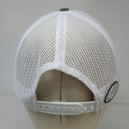 Gray Trucker Hat OSFM Top Of Tamarack Bike Run Hike Mesh Snapback Step Forward