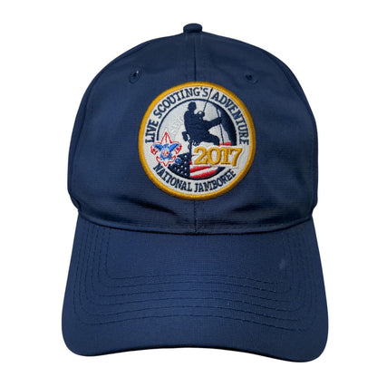 Live Scouting's Adventure National Jamboree 2017 Strapback Hat Blue OSFA 6 Panel