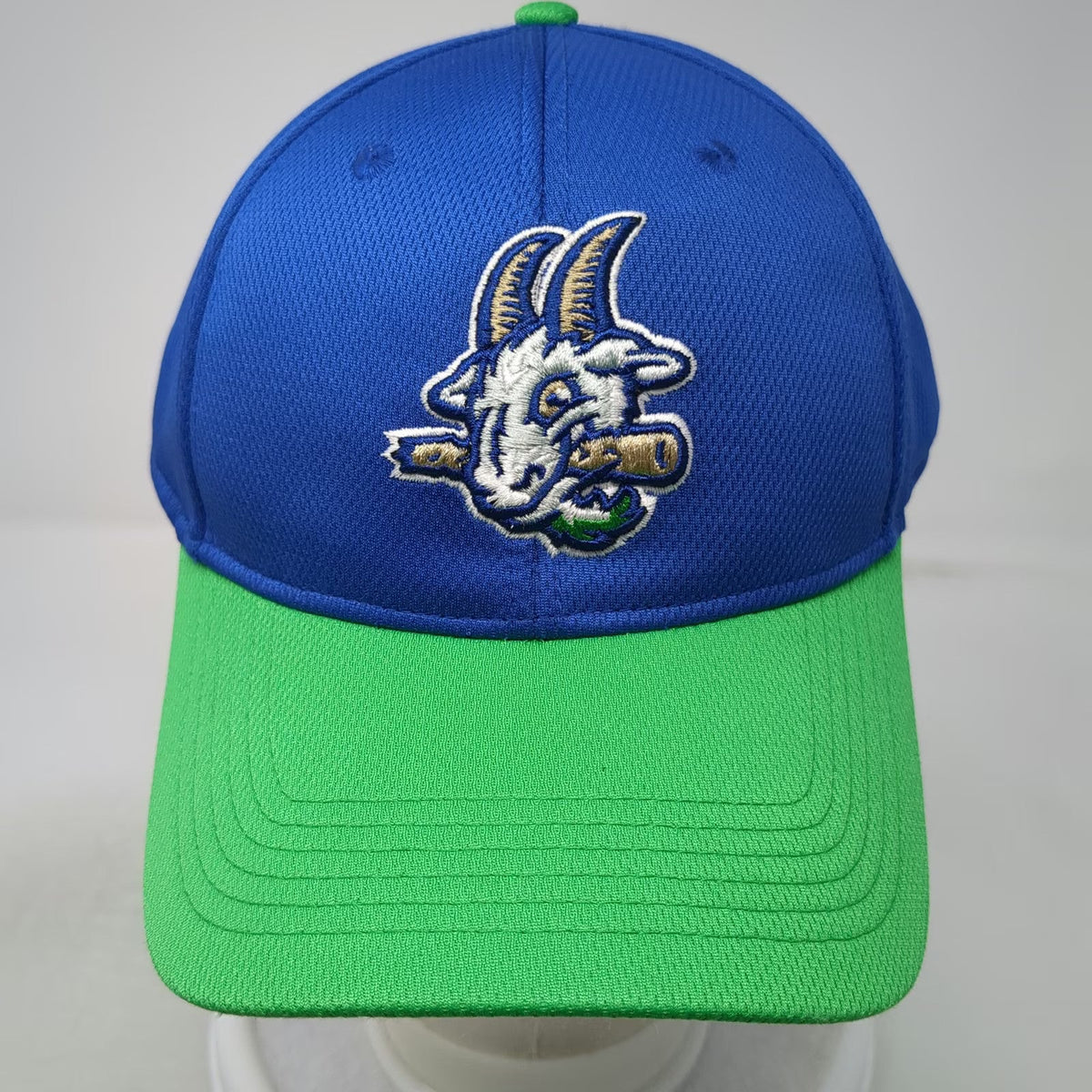 Hartford Yard Goats MiLB OC Sports Blue Green One Size Curved Brim Logo Hat Cap
