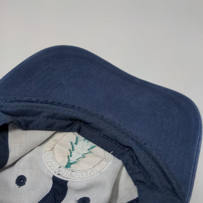 Concord Lumber Corporation Strapback Hat Blue OSFA Embroidered Apollo