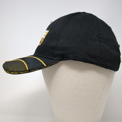 Lone Pine Case Construction Hat Baseball Cap Black Yellow OSFM Strapback Logo
