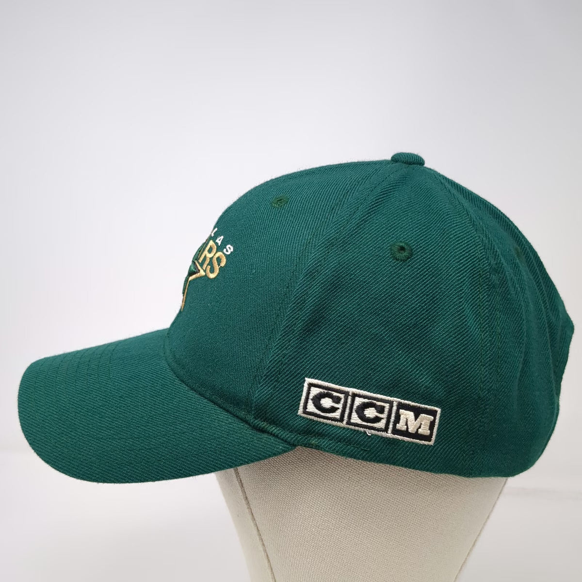 Dallas Stars NHL CCM Cap Green One Size Strapback Embroidered Hockey Wool Hat