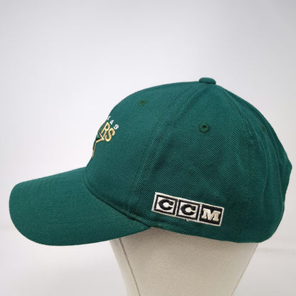 Dallas Stars NHL CCM Cap Green One Size Strapback Embroidered Hockey Wool Hat