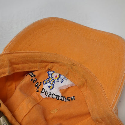 Adams Baseball Cap Orange One Size Alans of Boscawen Golf Scramble Bear NH Hat